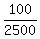 100%2F2500