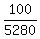 100%2F5280