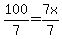 100%2F7+=+7x%2F7