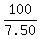 100%2F7.50