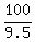 100%2F9.5