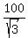 100%2Fsqrt%283%29