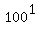 100%5E1