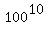 100%5E10