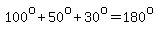 100%5Eo%2B50%5Eo%2B30%5Eo=180%5Eo
