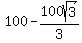 100-100sqrt%283%29%2F3