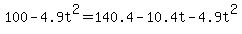 100-4.9t%5E2=140.4-10.4t-4.9t%5E2