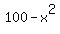 100-x%5E2%29