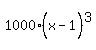 1000%28x-1%5E%22%22%29%5E3