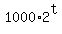 1000%2A2%5Et