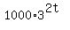 1000%2A3%5E%282t%29
