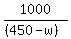 1000%2F%28%28450-w%29%29