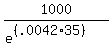 1000%2F%28e%5E%28%28.0042%2A35%29%29%29