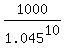 1000%2F1.045%5E10