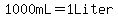 1000+mL+=+1+Liter