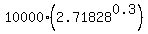 10000%2A%282.71828%5E0.3%29