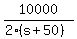 10000%2F%282%28s%2B50%29%29
