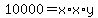 10000+=+x%2Ax%2Ay
