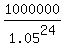1000000%2F1.05%5E24