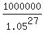 1000000%2F1.05%5E27