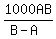 1000AB%2F%28B-A%29