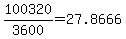 100320%2F3600+=+27.8666...