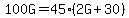 100G=45%282G%2B30%29
