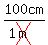 100cm%2F%281cross%28m%29%29