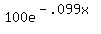 100e%5E%28-.099x%29+