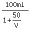 100mi%2F%281+%2B+50%2FV%29