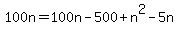100n+=+100n+-+500+%2B+n%5E2+-+5n