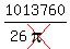 1013760%2F%2826cross%28pi%29%29