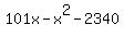 101x-x%5E2-2340