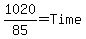 1020%2F85++=+Time