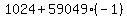 1024%2B59049%2A%28-1%29