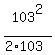 103%5E2%2F%282%2A103%29