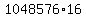 1048576%2A16
