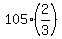 105%2A%282%2F3%29