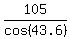 105%2Fcos%2843.6%29