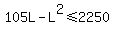 105L-L%5E2%3C=2250