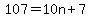 107=10n%2B7