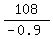108%2F%28-0.9%29