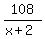 108%2F%28x%2B2%29