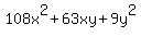 108x%5E2%2B63xy%2B9y%5E2