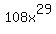 108x%5E29