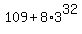 109%2B8%2A3%5E32