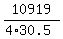 10919%2F%284%2A30.5%29