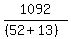 1092%2F%28%2852%2B13%29%29