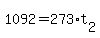 1092+=+273%2At%5B2%5D