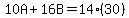 10A%2B16B=14%2830%29